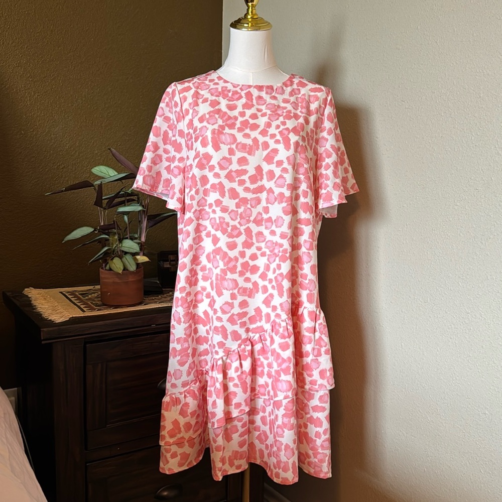 Pink Spotted Dress